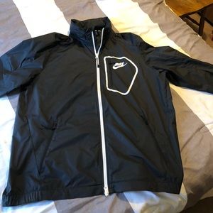 Black & white wind breaker